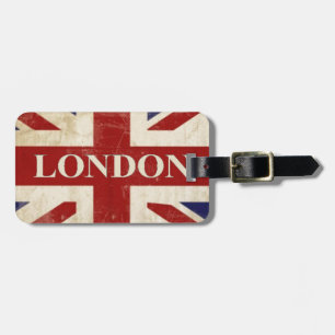 London - facklig jack - jag älskar London Bagagebricka