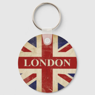 London - facklig jack - jag älskar London Nyckelring