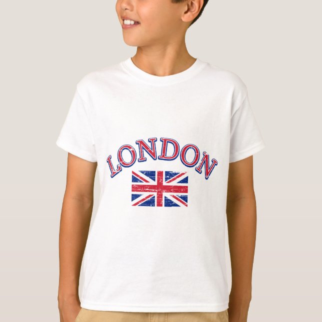 London facklig jackdesign t shirt (Framsida)