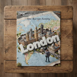 London Family Vacation 3D Travel Trip Souvenir  Pussel