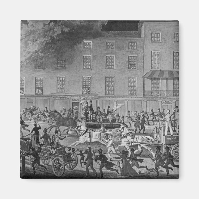 London Fire Engin Magnet (Framsidan)