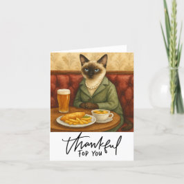 London Fish and Chip for Cat Lovers Tack Kort