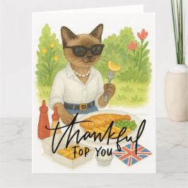 London Fish and Chip for Cat Lovers Tack Kort