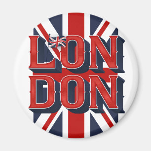 London Flagga Magnet