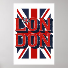 London Flagga Poster (24x36)