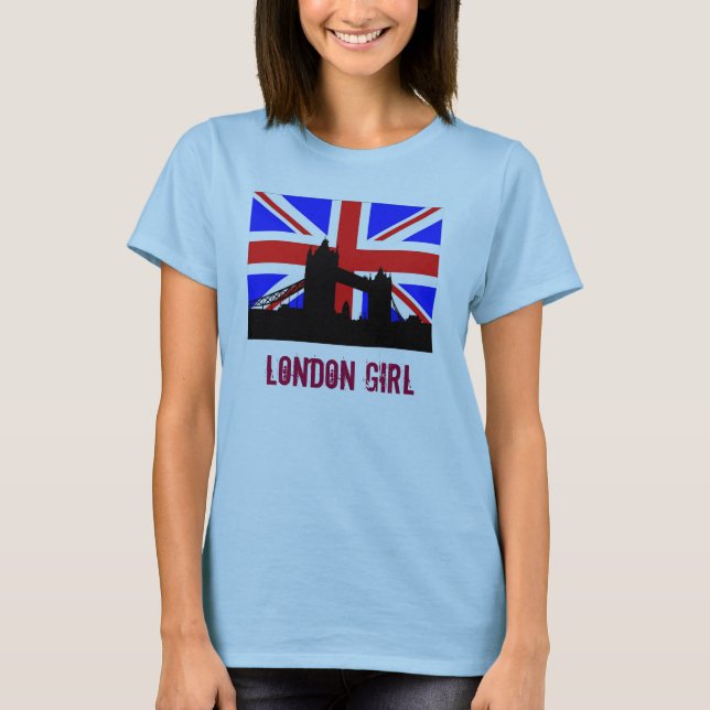 London flickaT-tröja T Shirt (Framsida)