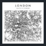London Förenade kungariket Minimal Modern Street K Poster<br><div class="desc">London Förenade kungariket Minimal Modern Street Karta</div>