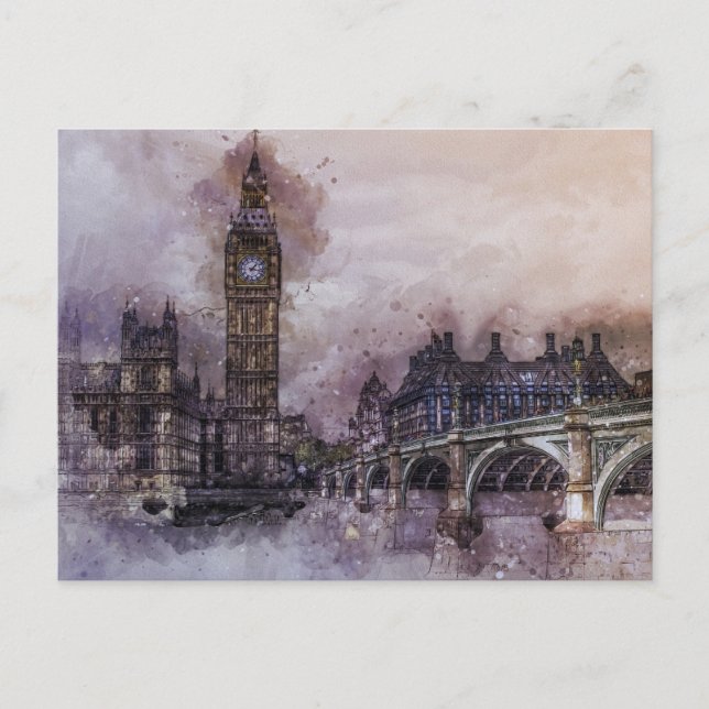 London, Förenade kungariket Vykort (Framsida)