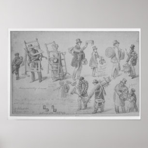 London gataaffärsmän, 1830-40 poster