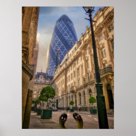 London Gherkins Poster
