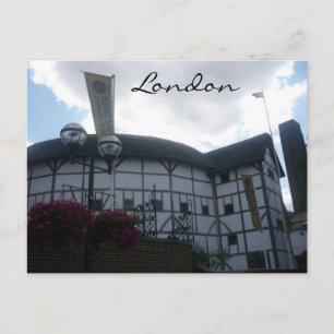 london globe vykort