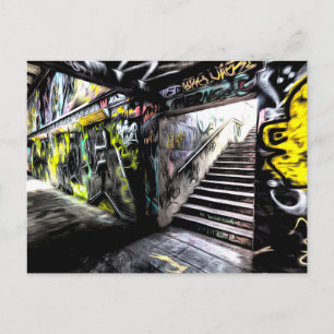 London Graffiti Art Vykort