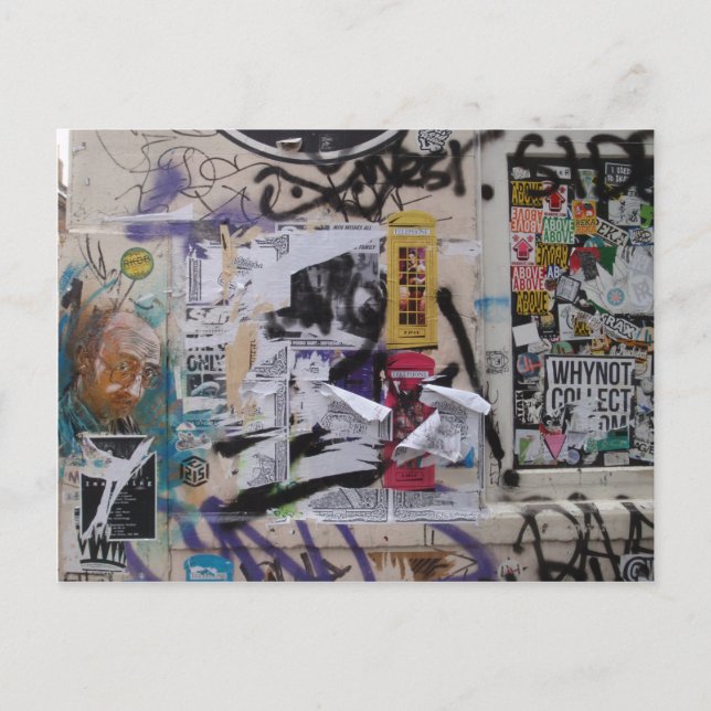 London grafitti vykort (Framsida)
