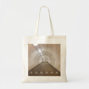London Greenwich Foot Tunnels vy till säcken Tygkasse
