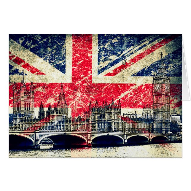 London Hälsningskort (Framsidan Horizontal)