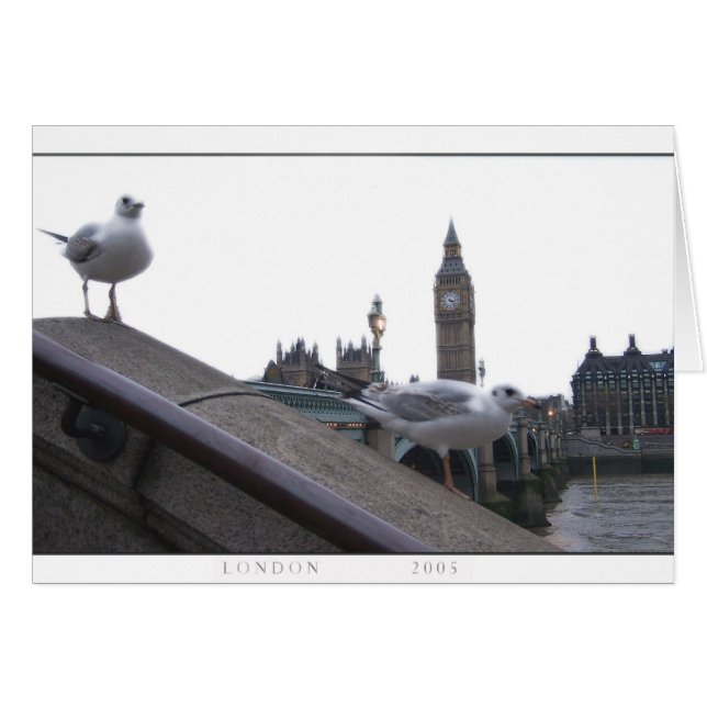 London Hälsningskort (Framsidan Horizontal)