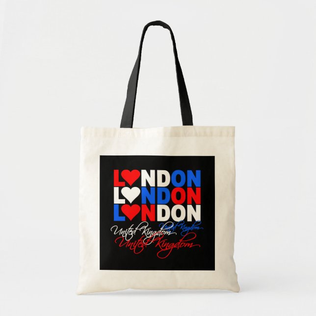 London hänger lös tygkasse (Framsidan)