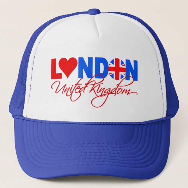 London hat - välj färg truckerkeps (Framsida)