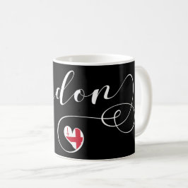 London Heart Mugg, England Kaffemugg