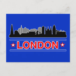 London Himmel Linje vykort