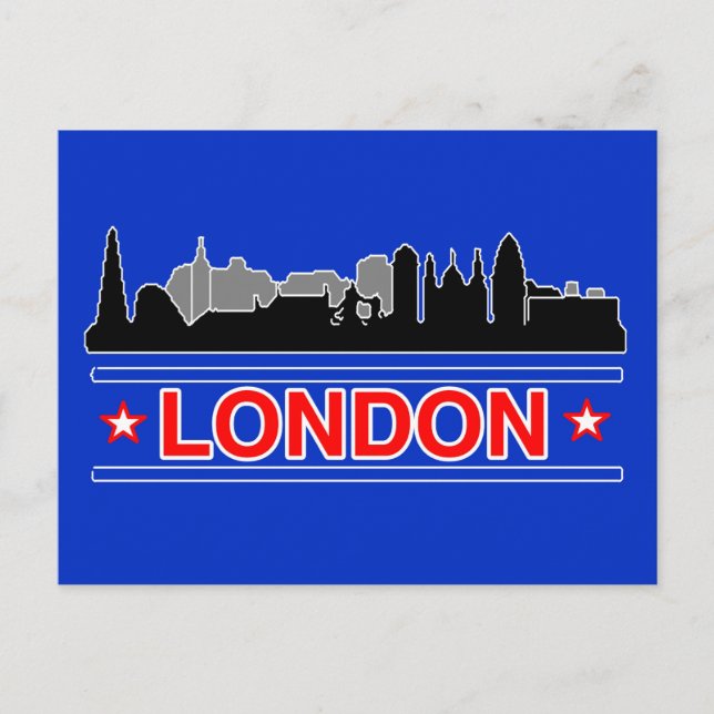 London Himmel Linje vykort (Framsida)