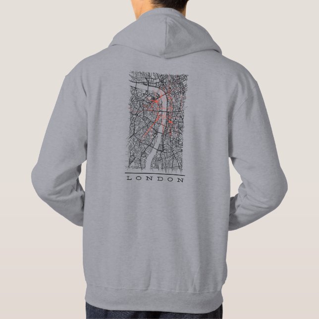 London Hoodie Design (Baksida)
