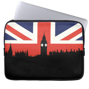 London horisont   den brittiska flagga laptop fodral