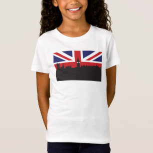 London horisont   den brittiska flagga t shirt