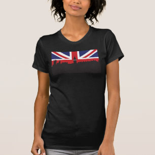 London horisont   den brittiska flagga t shirt