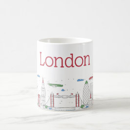 London horisont kaffemugg