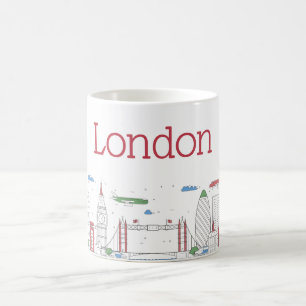 London horisont kaffemugg