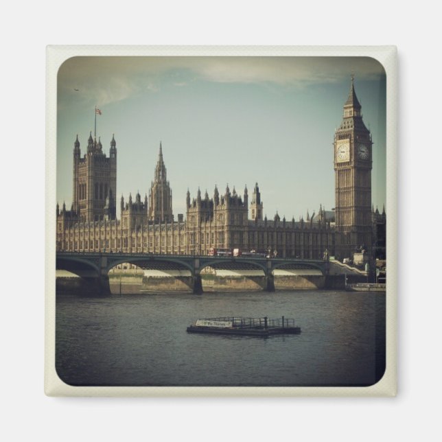 London - House of Parliament Magnet (Framsidan)