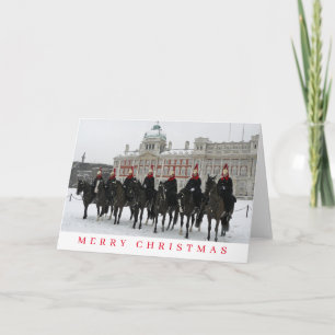 London Household Cavalry - julkort Helgkort