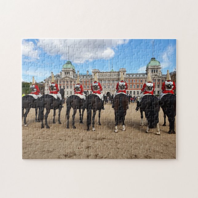 London Household Cavalry puzzle Pussel (Horisontell)
