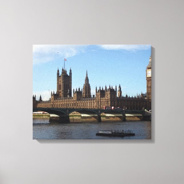 London Houses of Parliament Canvastryck (Framsida)
