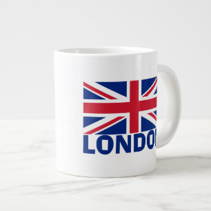 London i Blue Jumbo Mugg
