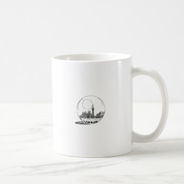 London i ett glas boll . kaffemugg (Höger)