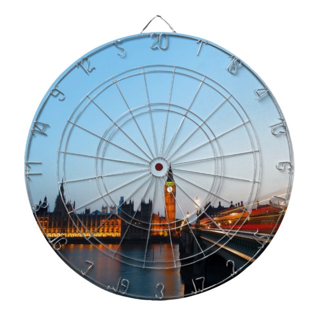London i natt darttavla (Framsidan)