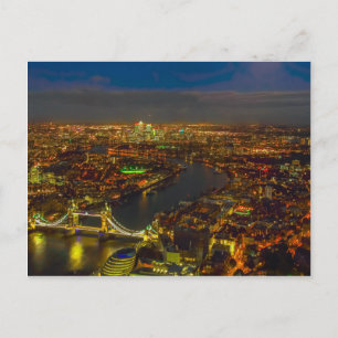 London i natt vykort