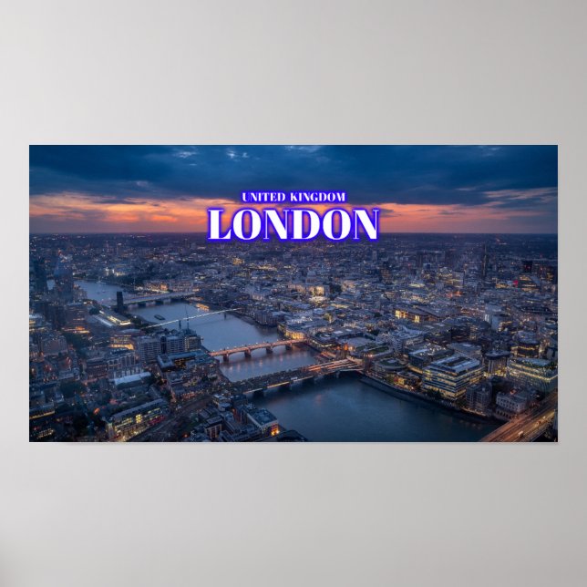 London i Night 2 - Förenade kungariket Poster (Framsidan)