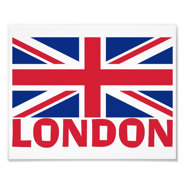 London i Red Fototryck (Framsidan)