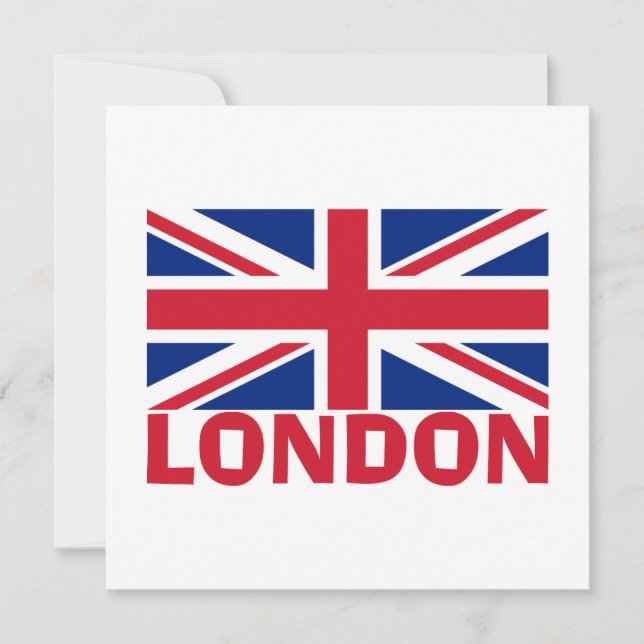 London i Red Inbjudningar (Framsida)