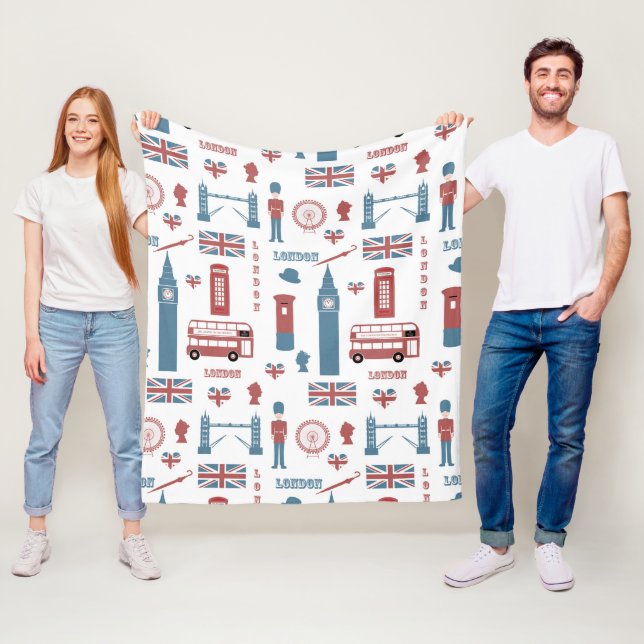 London Icons Fleecefilt (På plats)