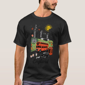 London Ikoner England Landmärken T Shirt