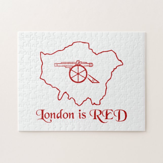 London Is Red Arsenal  Pussel (Horisontell)