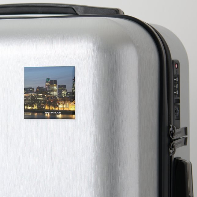 London: Jag älskar London Magnet (In Situ (Luggage))