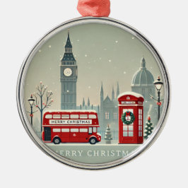 London jul | Big Ben & Festiva London Julgransprydnad Metall