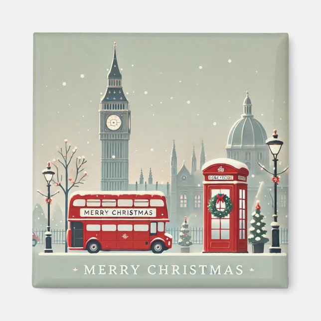 London jul | Big Ben & Festiva London Magnet (Framsidan)