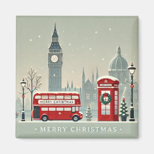 London-jul Big Ben & Festive London Magnet