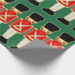 London-jul Presentpapper<br><div class="desc">Kreativ London,  Englands julklapp eller party dekoration med Buckingham Palace vakter mönster.</div>